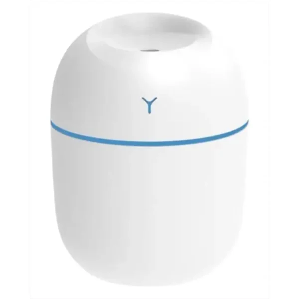 Humidificateur d'air compact blanc Diffuseur d'huiles essentielles portable Petit appareil d'humidification personnel